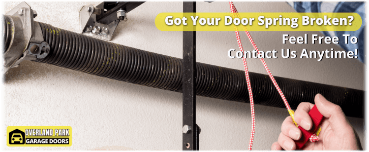 Broken Garage Door Spring Overland Park